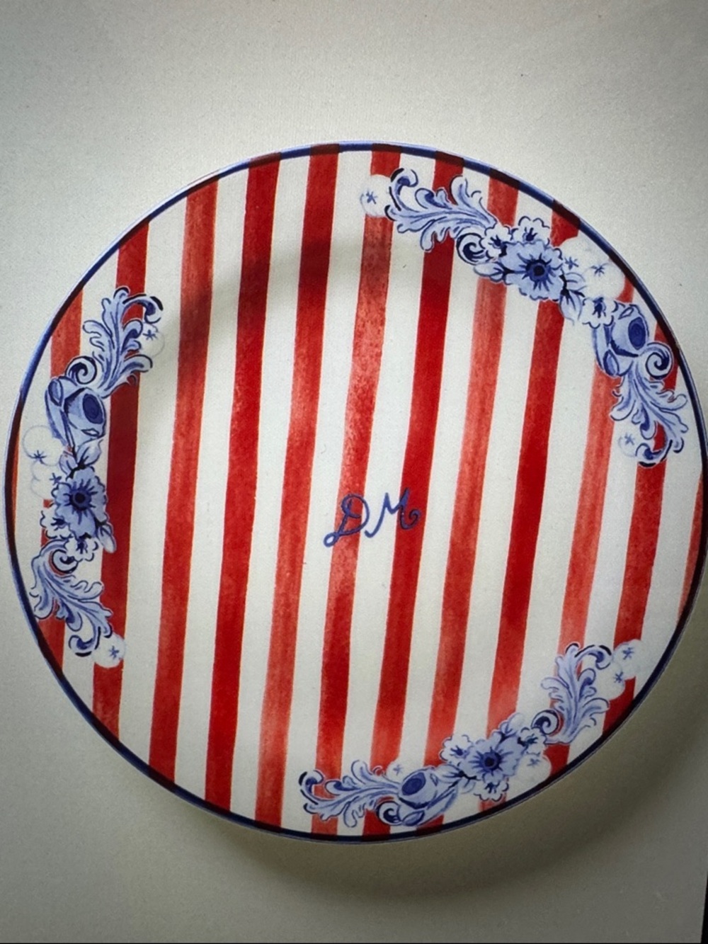 Damson Madder Italian Stoneware Dessert Plates
